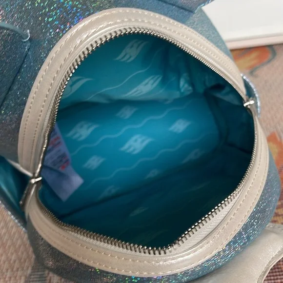 Disney Cruise Line Loungefly Mini Backpack - 25th Anniversary - Shimmering Seas - Picture 10 of 16